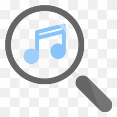 Search Magnifier Outline Vector Svg Icon - PNG Repo Free Music