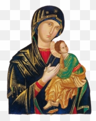 Portrait Of Christi Png Images Download - Our Lady Of Perpetual Help Ikon
