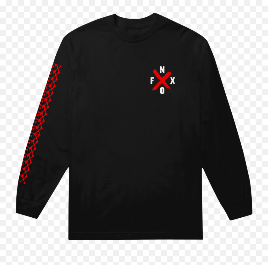 X Black Long Sleeve Shirt U2013 Nofx - Long Sleeve Png,Slipknot Icon