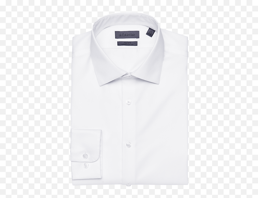 Calvin Klein Infinite Non - Iron Modern Fit White Stretch Dress Shirt Png,Icon Stripped Vest