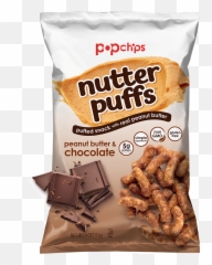 Nutter Puffs Peanut Butter U0026 Chocolate Popchips Png Transparent