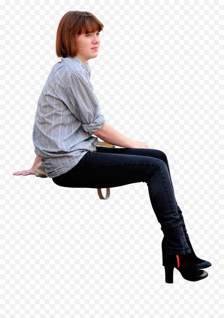 People Sitting Png