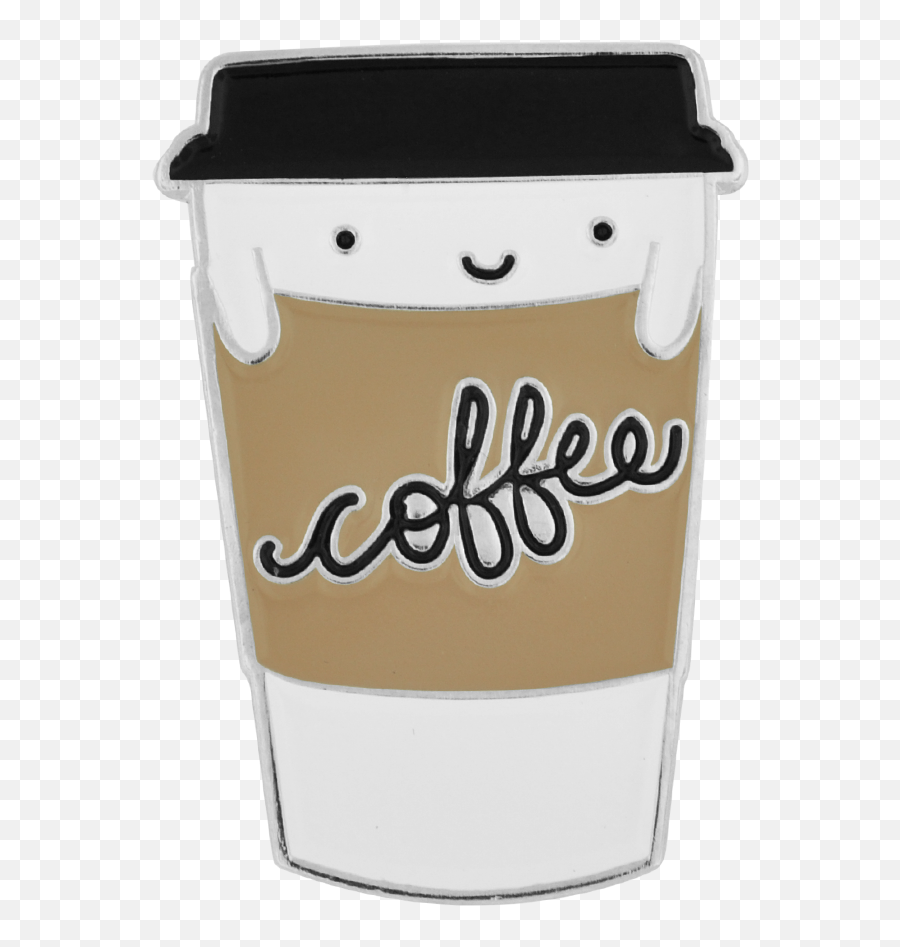 Custom Soft Enamel Pins - Coffee Cup Sleeve Png,Takeaway Coffee Cup Icon