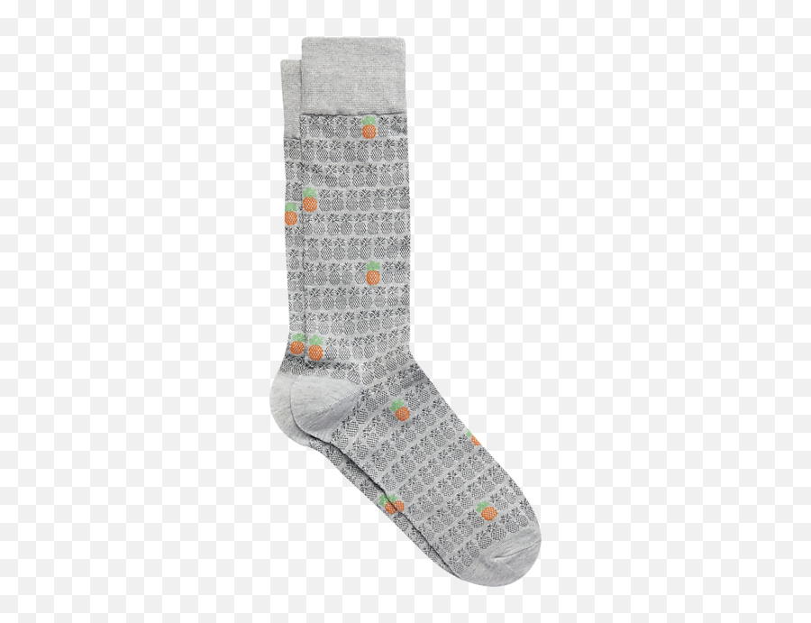 Egara Gray Pineapple Socks 1 Pair - Unisex Png,Banana Republic Icon Collection