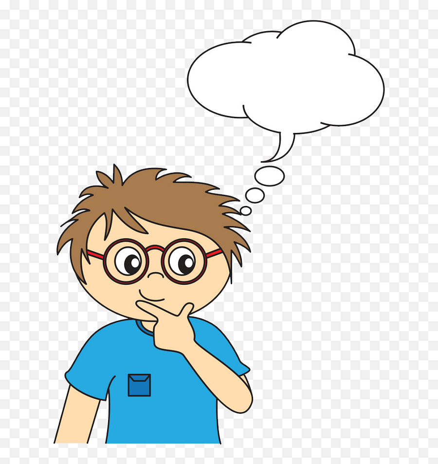 Thinking Clipart - Clipartworld Boy Thinking Clipart Png,Thinking Icon Clip Art