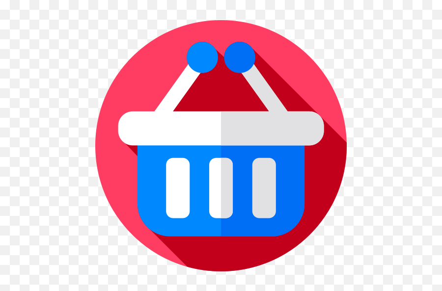 Shopping Icon Basket Png Blue