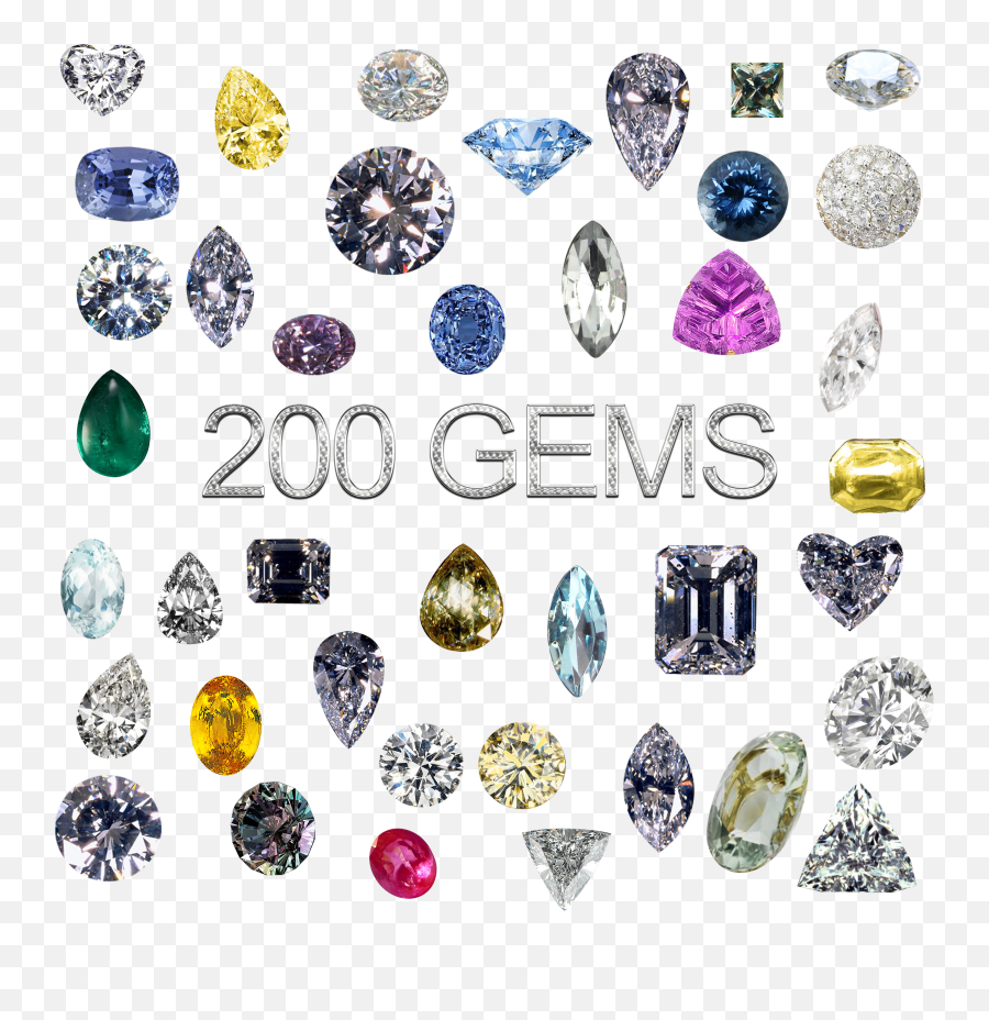 200 Gems Png - Blue Diamond,Gems Png