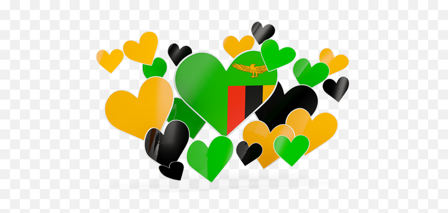 Flying Heart Stickers Illustration Of Flag Zambia Png Rasta Icon