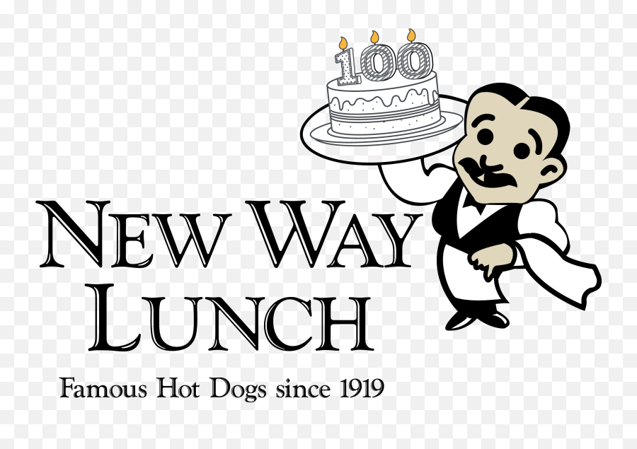 New Way Lunch 100 Cake Logo - Cartoon Png,Cake Logo