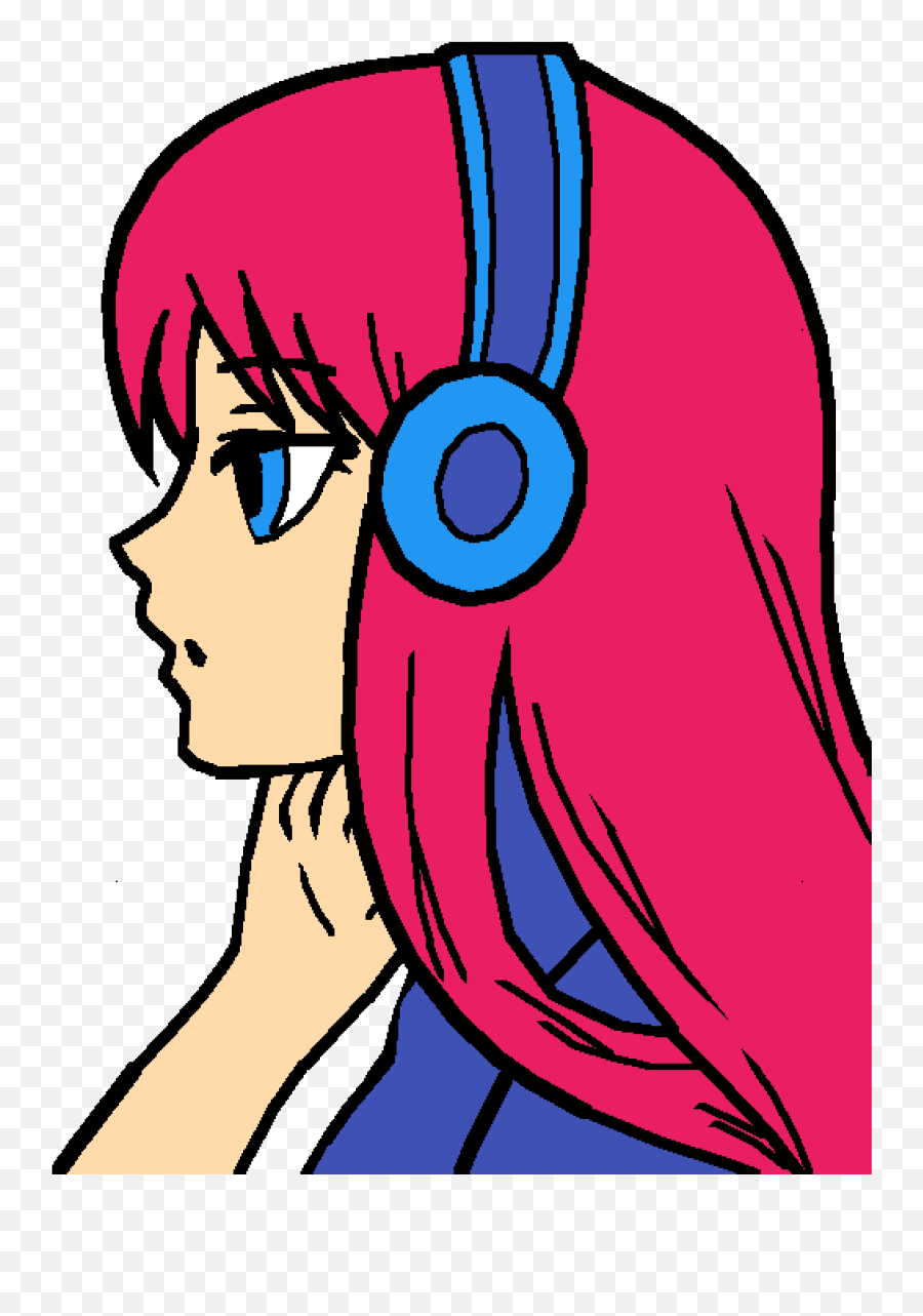 Anime Girl - Girl Who Loves Music Png,Anime Glasses Png