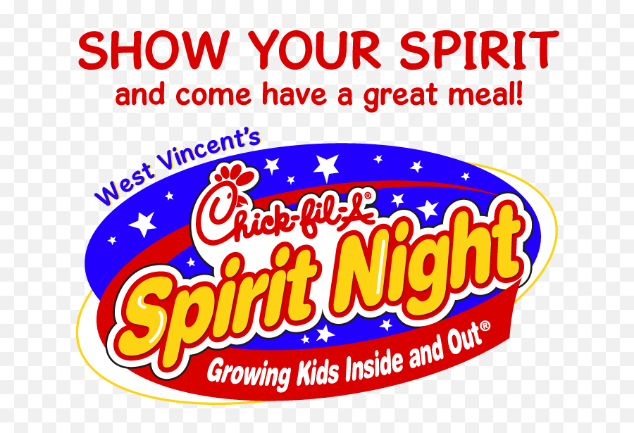 Chick Fil A Spirit Night Clipart - Chick Fil A Spirit Night Clipart Png,Chick Fil A Png