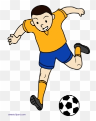 Playing Football Png Files - Soccer Clipart
