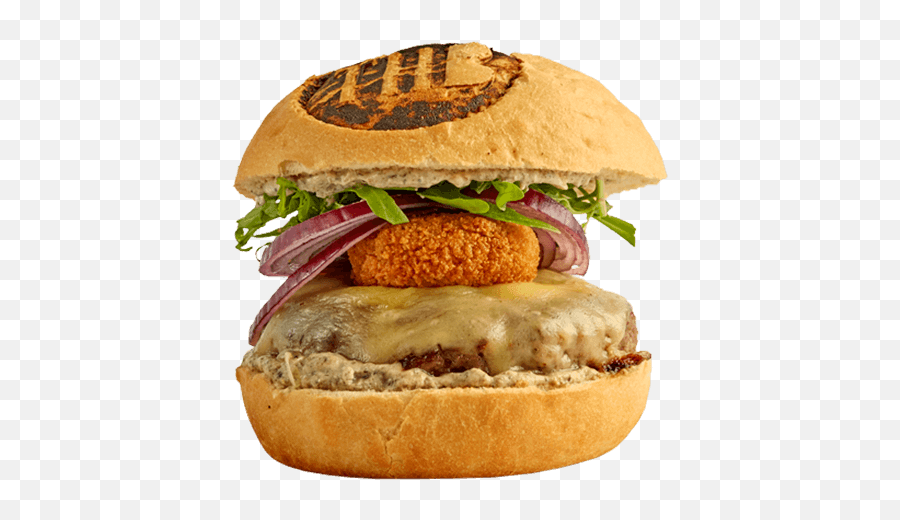 Truffle Cheeseburger - Burger With Truffle Croquette Bk Burger Shots Png,Cheeseburger Transparent