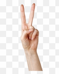 Download Fingers Png Clipart - Peace Sign Hand Png,Fingers Png