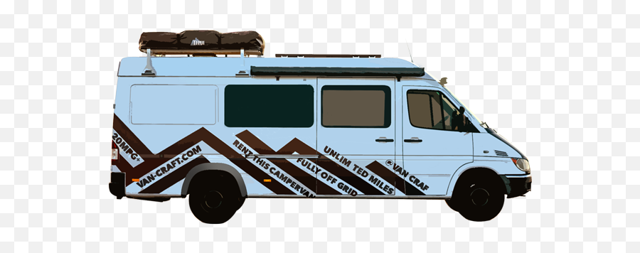 Camper Van Rental San Diego Vancraft Sprinter Vans - Compact Van Png,Van Png