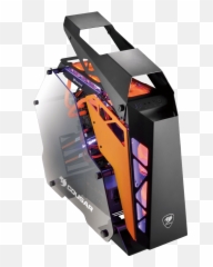 Cougar Conquer Gaming Pc Case - Cougar Cougar Conquer Chassis Png,Cougar Png