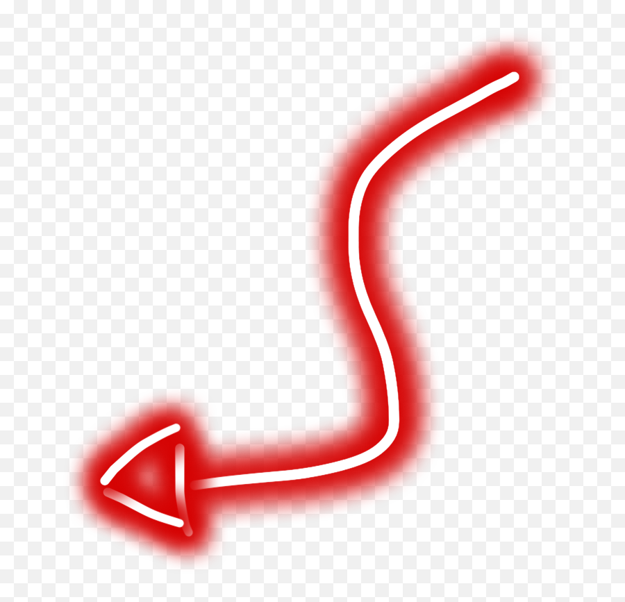 Devil Neon Red Tail Arrow Aah Hell Haha - Illustration Png,Devil Tail Png