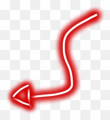 Devil Neon Red Tail Arrow Aah Hell Haha - Illustration Png,Devil Tail Png