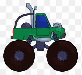 Monster Truck Cartoon Png Clipart - Animated