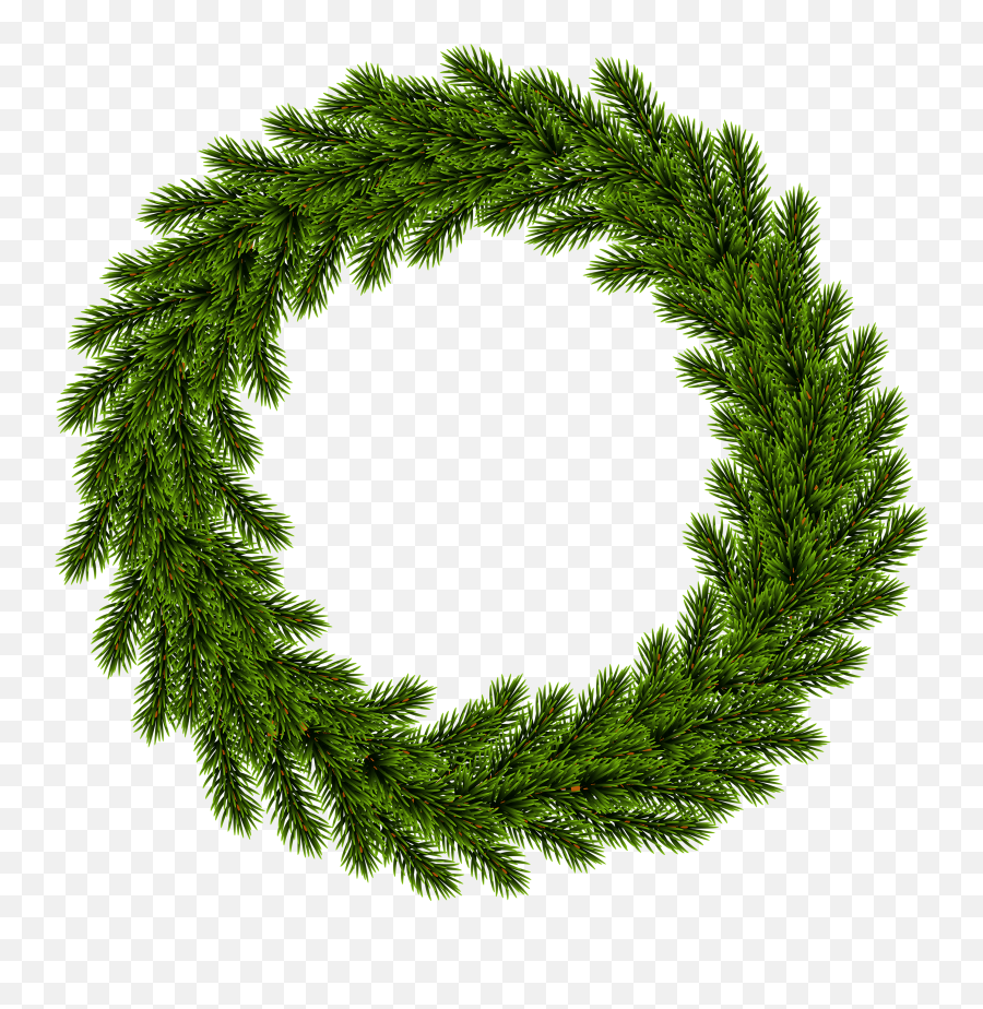 Pine Wreath Clip Art Image Gallery 1313425 - Png Images Wreath,Garland Transparent Background