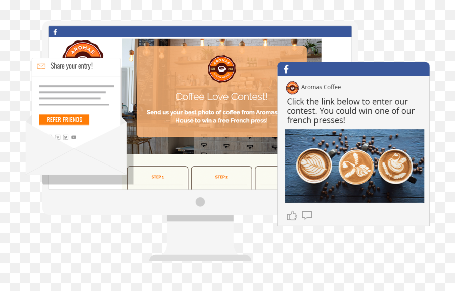 Facebook Contest App - The Best Social Contest App Screenshot Png,Facebook Share Png
