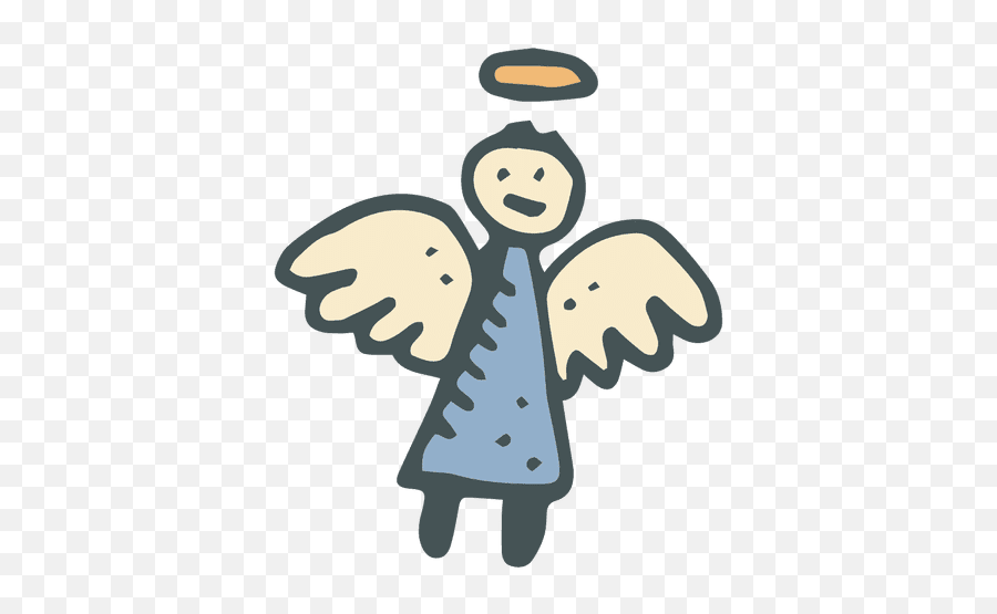 Angel Hand Drawn Cartoon Icon 24 - Transparent Png U0026 Svg Cartoon Angel Transparent,Angel Png