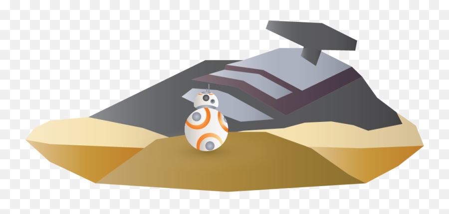 Bb 8 Explores New Worlds - 8 Png