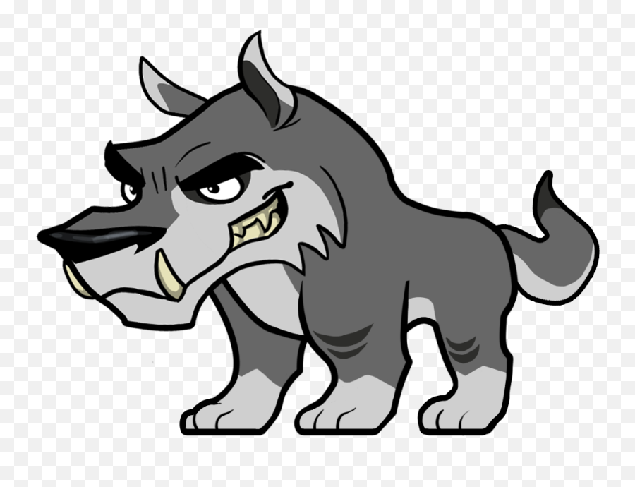 Gray Wolf Cartoon Animation Royalty - Cartoon Wolf Transparent Background Png,The Boss Baby Png