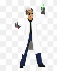 Evil Scientist Clipart Free Download Transparent Png - Cartoon