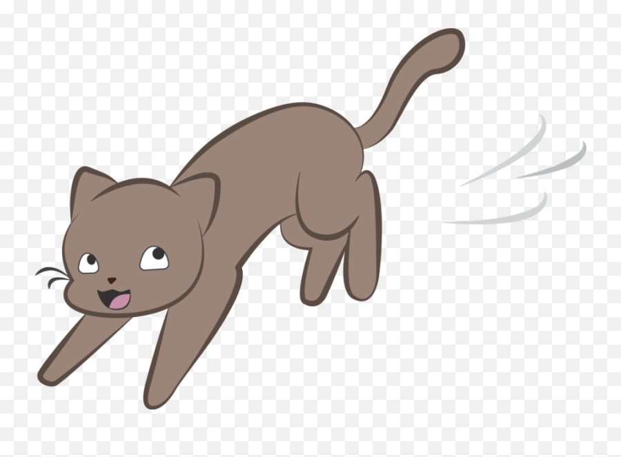 Shrinking Cat Colonies - Cartoon Cat That Jumping Png,Cartoon Cat Png