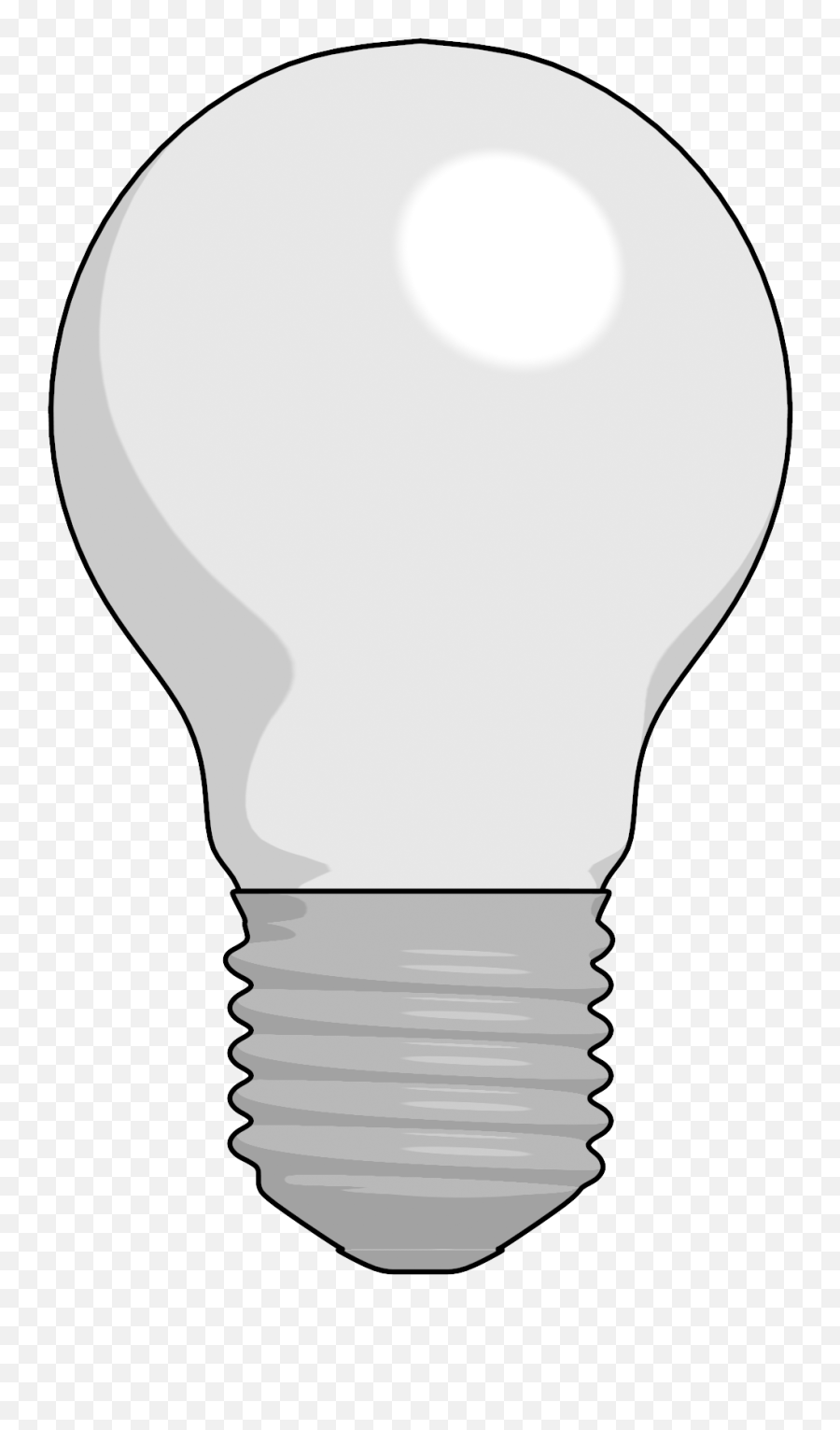 Incandescent Glass Light Bulb Png Picture U2013 Clipartlycom - Clip Art,Caillou Png