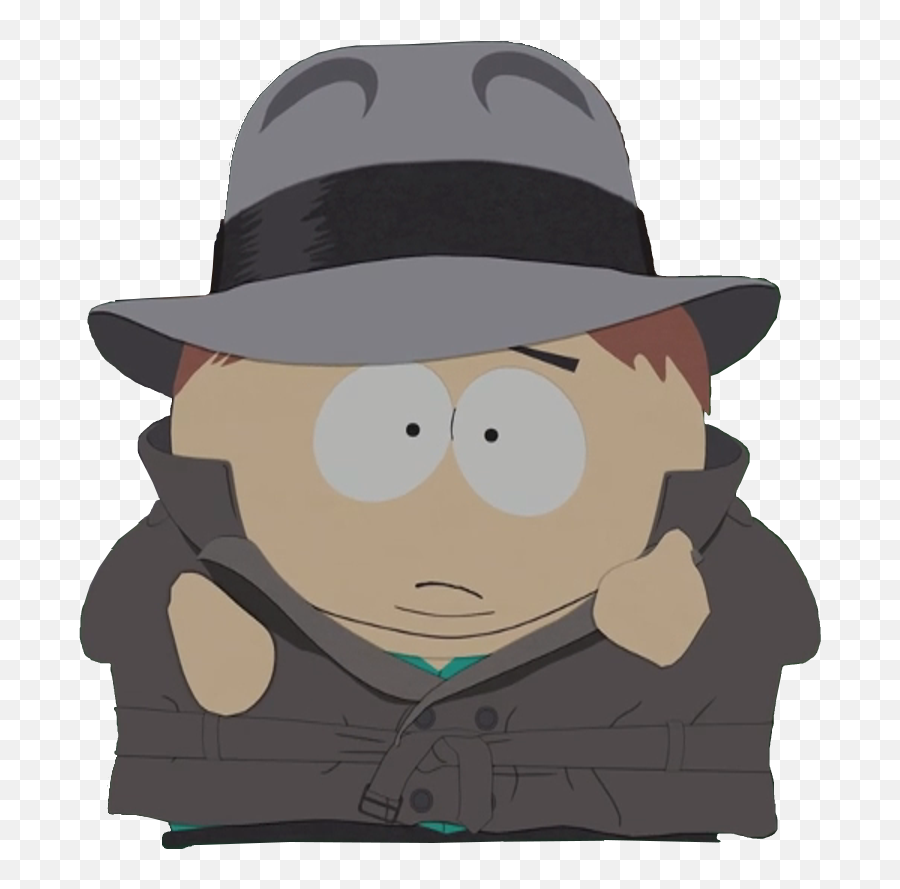 Download Trench Coat And Hat Cartman - Cartman Trench Coat Png,Cartman Png