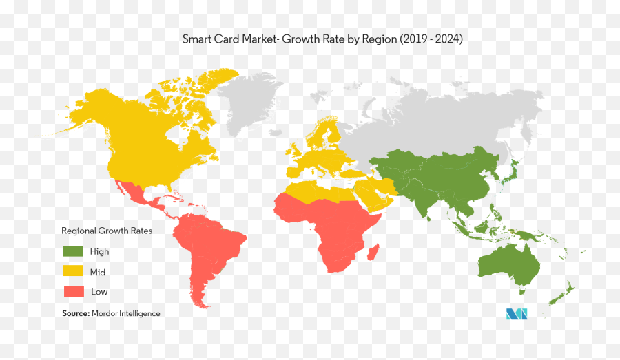 Download Vr Market Growth By Region Hd - World Map Region Growth Png,Growth Png