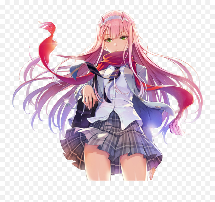 Download Zerotwo Sticker - Darling In The Franxx Zero Two Darling In The Franxx Banner Png,Zero Two Png