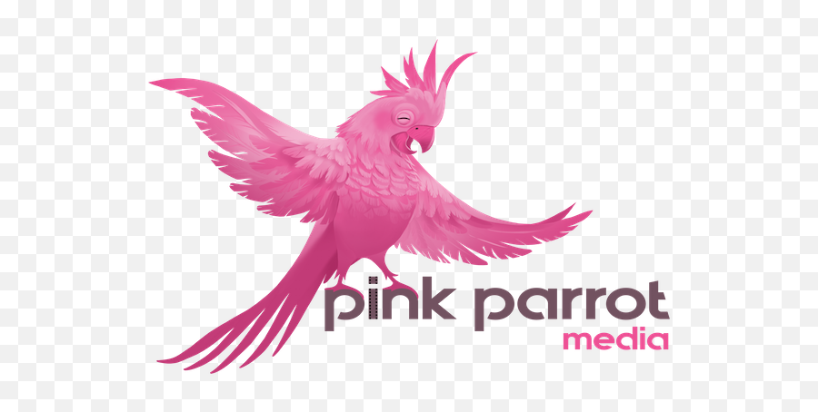 Pink Parrot Media - Pink Parrot Logo Png,Parrot Transparent