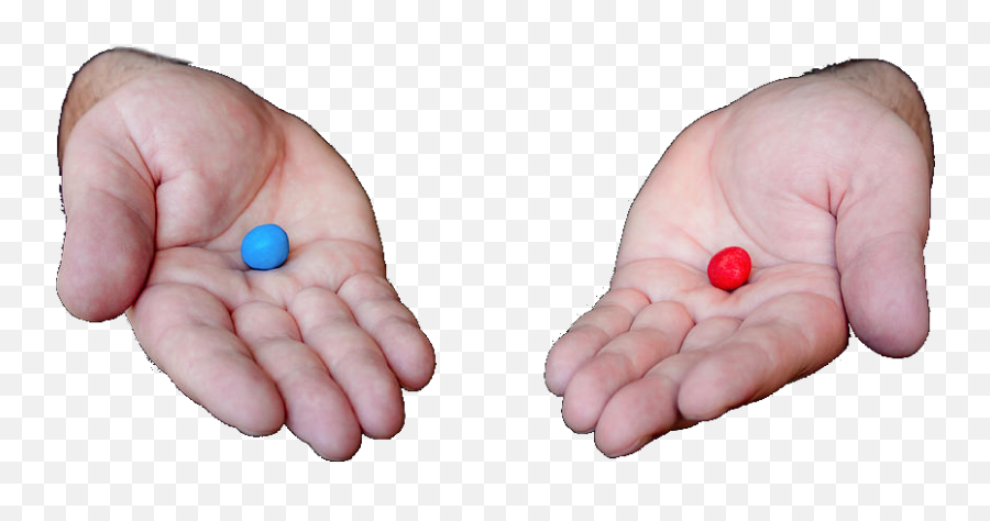 Blue Pill Or The Red 259 Kb - Re Or Blue Pill Png,Red Pill Png