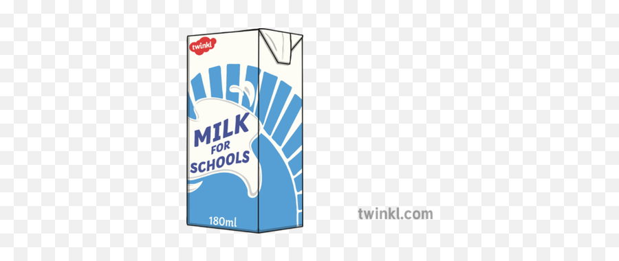 School Milk Carton Illustration - Graphics Png,Milk Carton Png