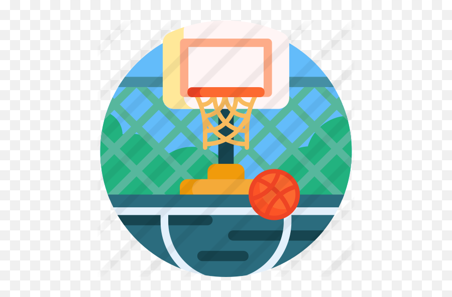 Basketball Court - Cancha De Basquetbol Icono Png,Basketball Court Png