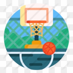 Basketball Court - Cancha De Basquetbol Icono png