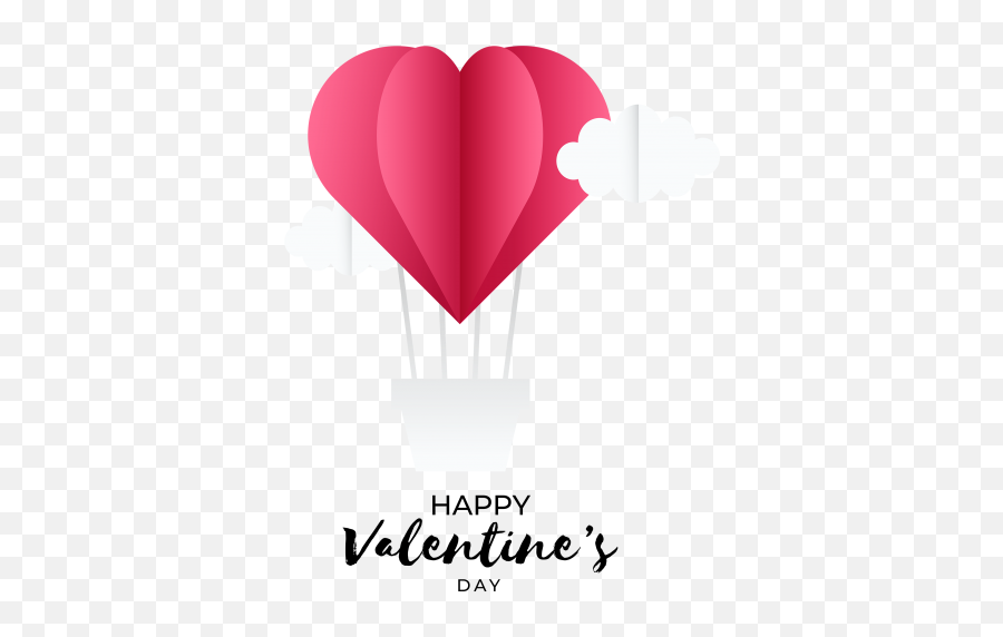 Air Balloons Valentines Day Png - Valentines Air Balloon Png,Valentines Day Png