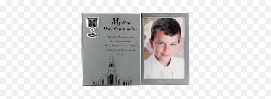 First Communion Frame U0026 Album Things Engraved - Boy Png,First Communion Png