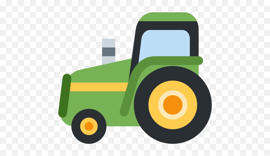 John Deere Tractor Emoji Agriculture Farm - Tractor Png Tractor Emoji,Car Emoji Png