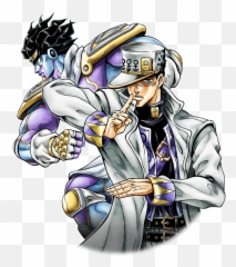 Jotaro Kujo Josuke Higashikata Jojos - Star Platinum Jotaro Part 4 Png,Star Platinum Png