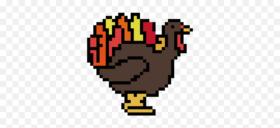 Bob The Turkey Pixel Art Maker - Turkey Pixel Art Png,Turkey Transparent