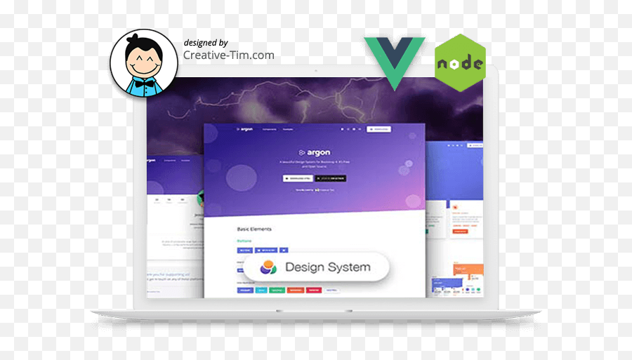 Express Vuejs - Fullstack Vue Argon Design System Appseed Vertical Png,Express Js Logo