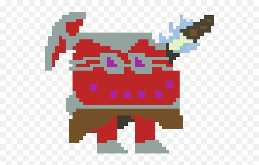 Pixilart - Fictional Character Png,Red Slash Png