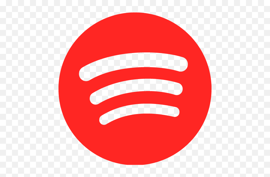 Spotify Icons - Red Spotify Logo Png,Spotify Logo Transparent