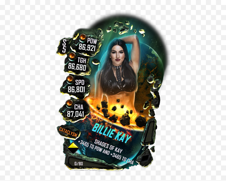 Billie Kay - Rey Mysterio Wwe Supercard Png,Billie Kay Png