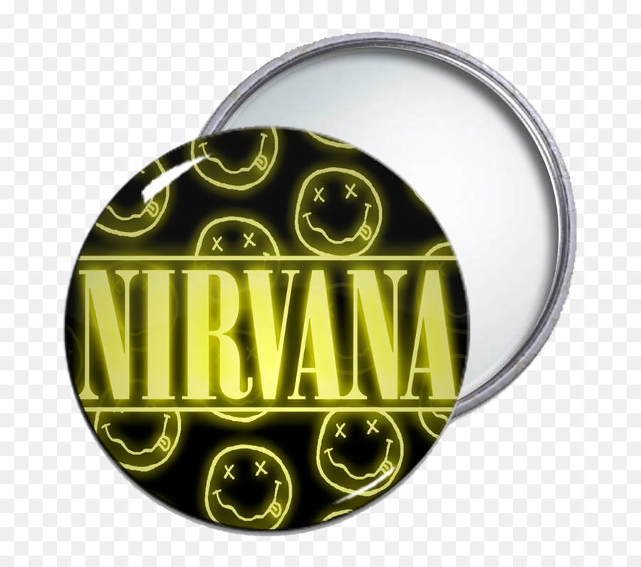 Nirvana Logo Pocket Mirror - Chromebook Nirvana Png,Nirvana Logo Transparent