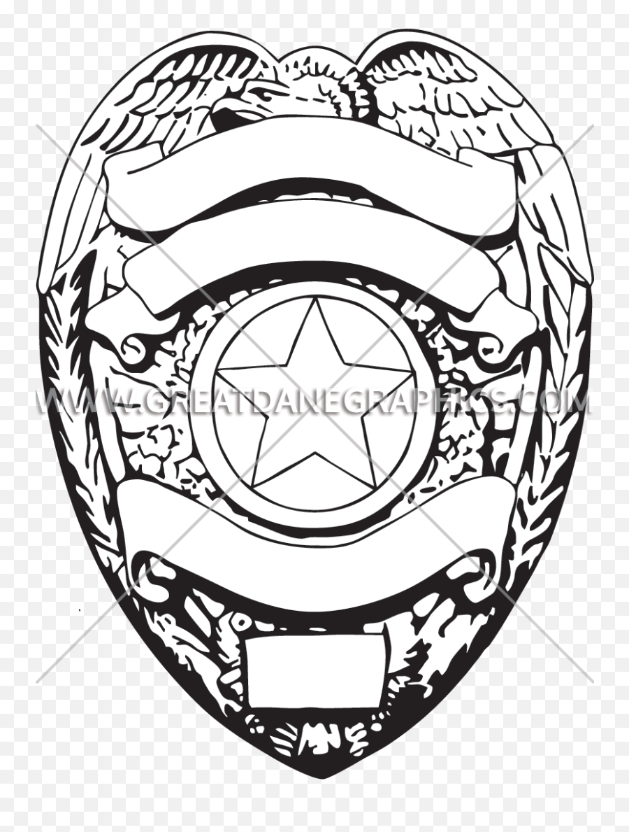 Blank Police Badge - Art Work For Police Badge Png,Blank Police Badge Png